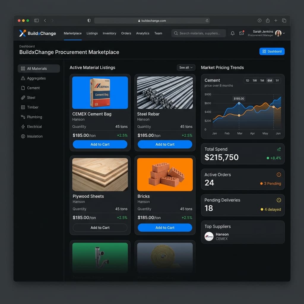 BuildxChange Procurement